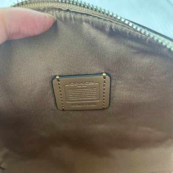 NEW Coach Mini Rowan Crossbody Bag In Blocked Signature Canvas - Picture 13 of 13